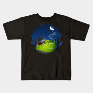 Fly Under The Moon Kids T-Shirt